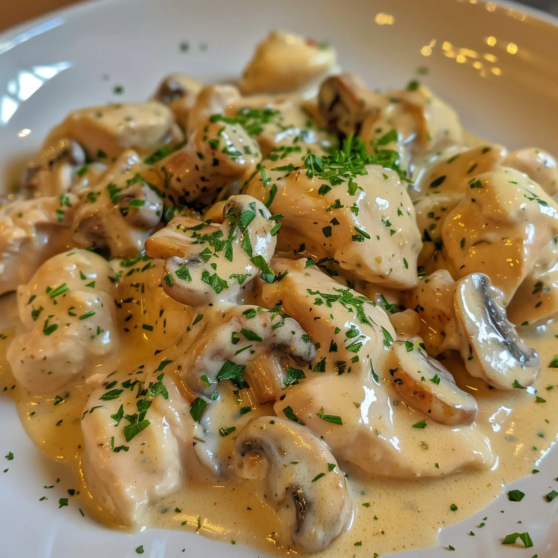 POULET A LA CRÈME 